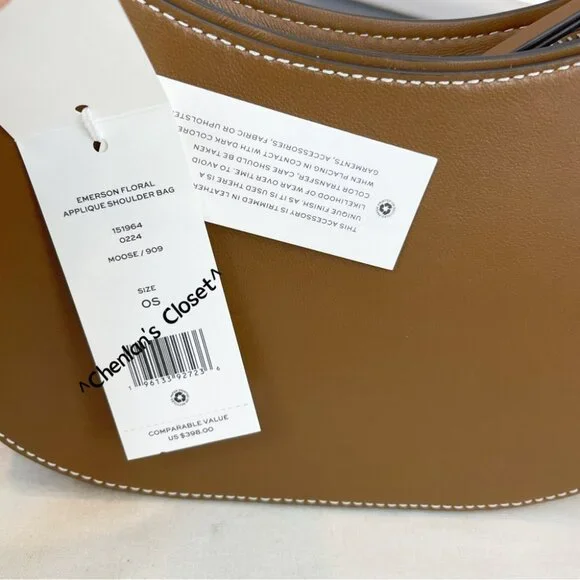 🌸NeW! Tory Burch Emerson Appliqué Shoulder Bag - Picture 11 of 13